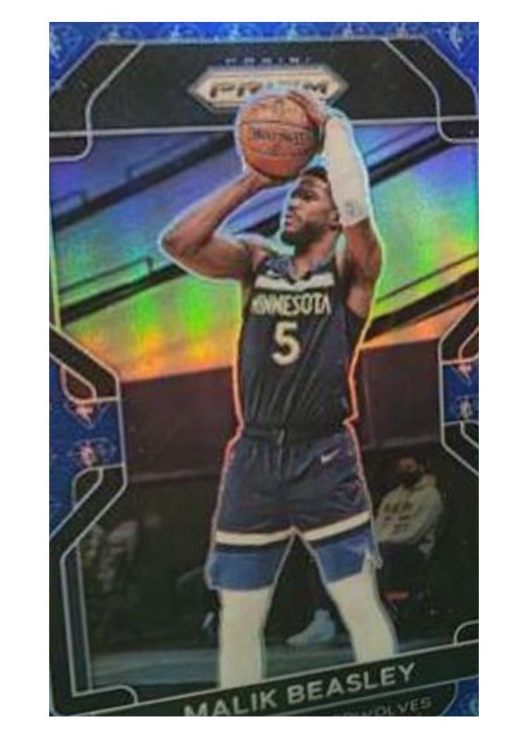 2021-22 Panini Prizm Base Set Malik Beasley #98 card