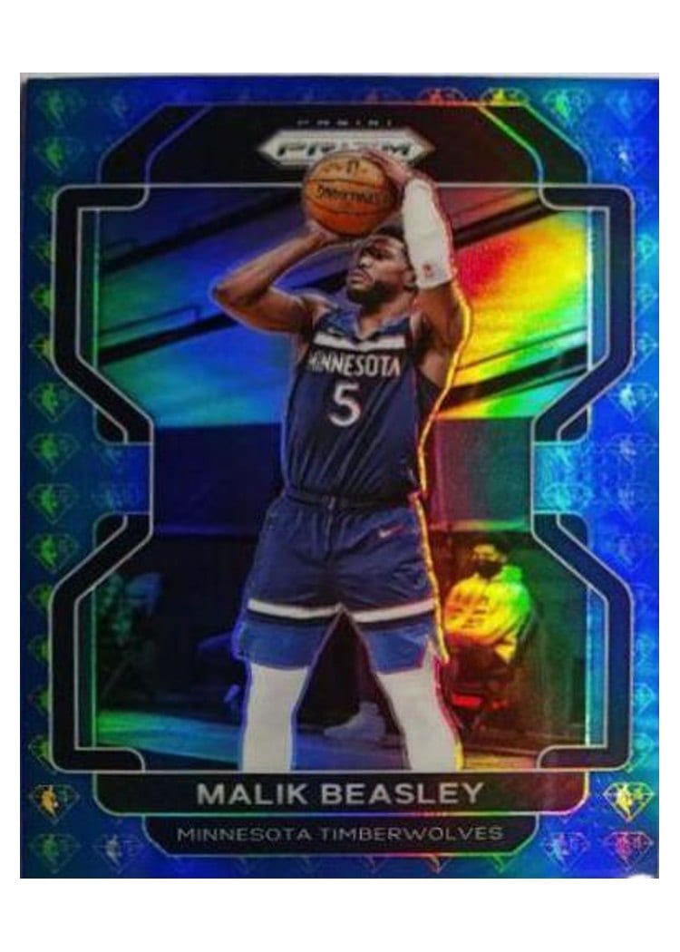 2021-22 Panini Prizm Base Set Malik Beasley #98 card
