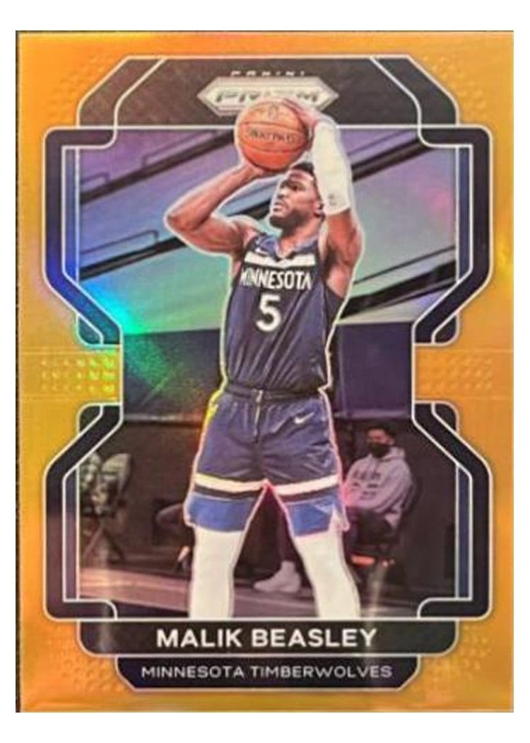 2021-22 Panini Prizm Base Set Malik Beasley #98 card