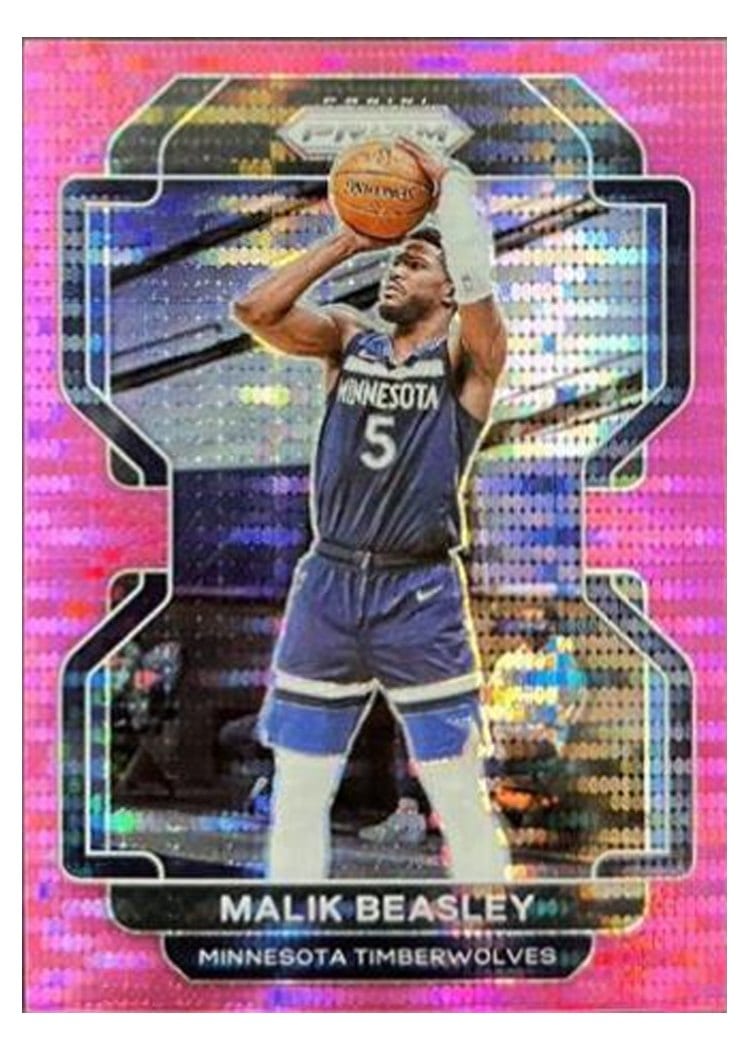 2021-22 Panini Prizm Base Set Malik Beasley #98 card