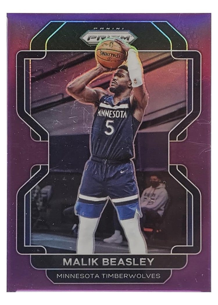 2021-22 Panini Prizm Base Set Malik Beasley #98 card