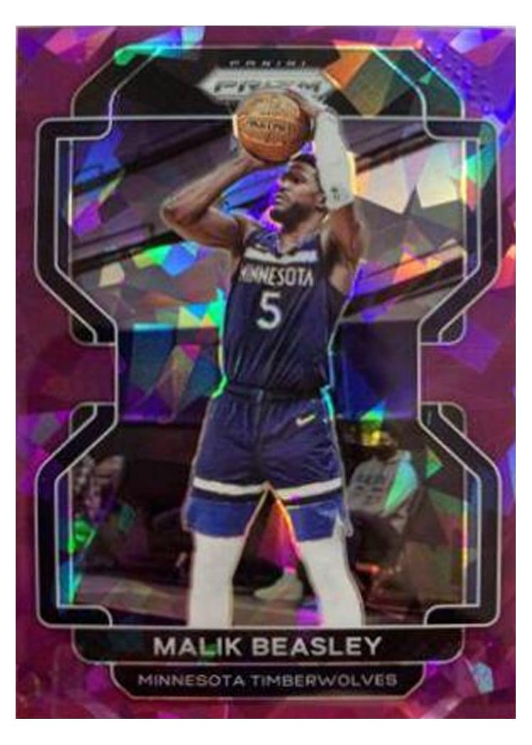 2021-22 Panini Prizm Base Set Malik Beasley #98 card
