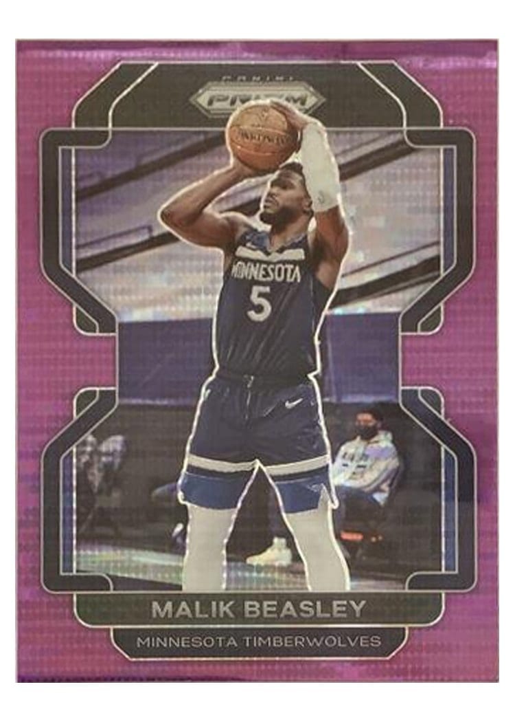 2021-22 Panini Prizm Base Set Malik Beasley #98 card