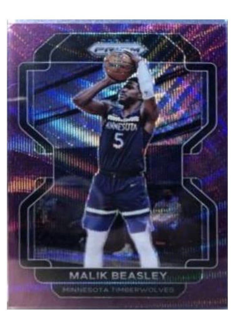 2021-22 Panini Prizm Base Set Malik Beasley #98 card