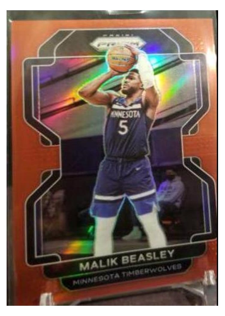 2021-22 Panini Prizm Base Set Malik Beasley #98 card