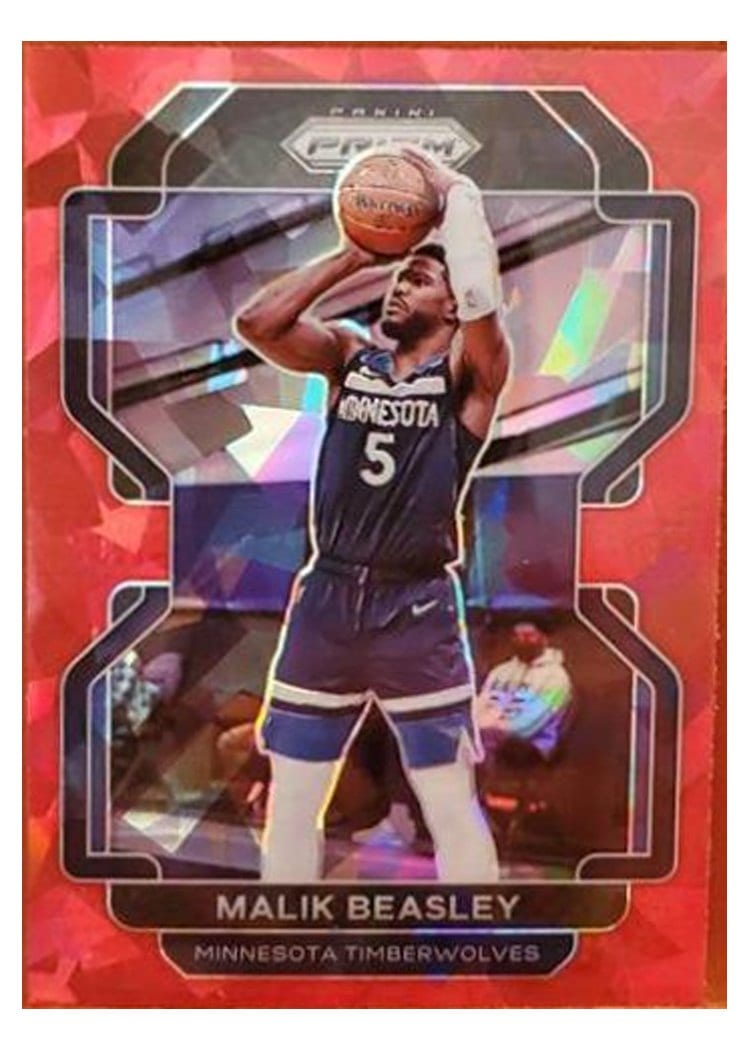 2021-22 Panini Prizm Base Set Malik Beasley #98 card