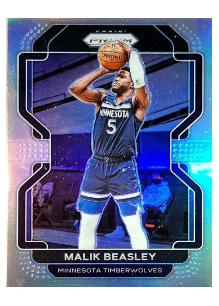 2021-22 Panini Prizm Base Set Malik Beasley #98 card