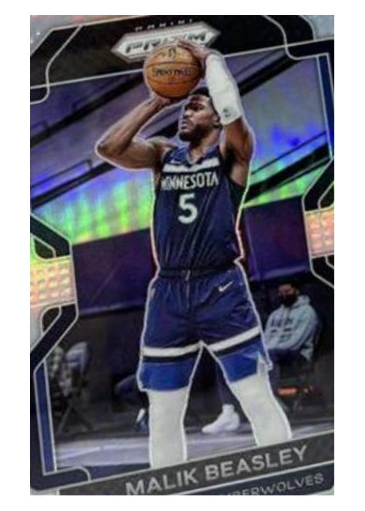2021-22 Panini Prizm Base Set Malik Beasley #98 card