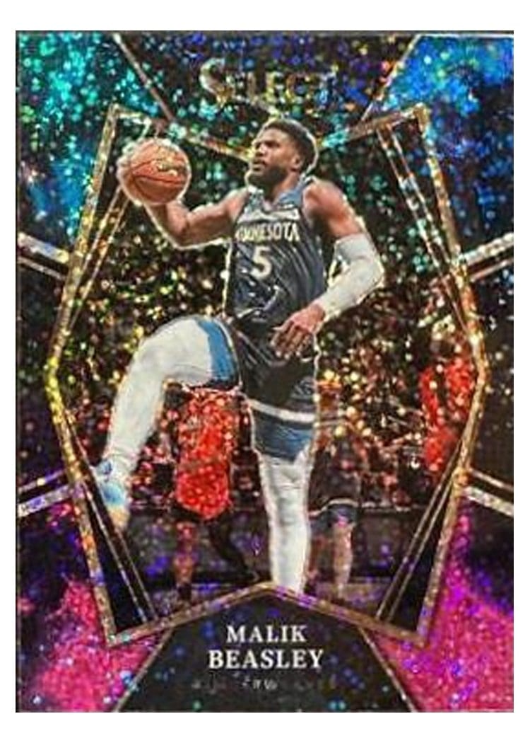 2021-22 Panini Select Base Set Malik Beasley #137 card