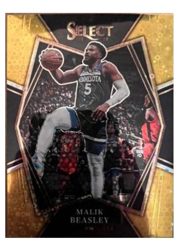 2021-22 Panini Select Base Set Malik Beasley #137 card