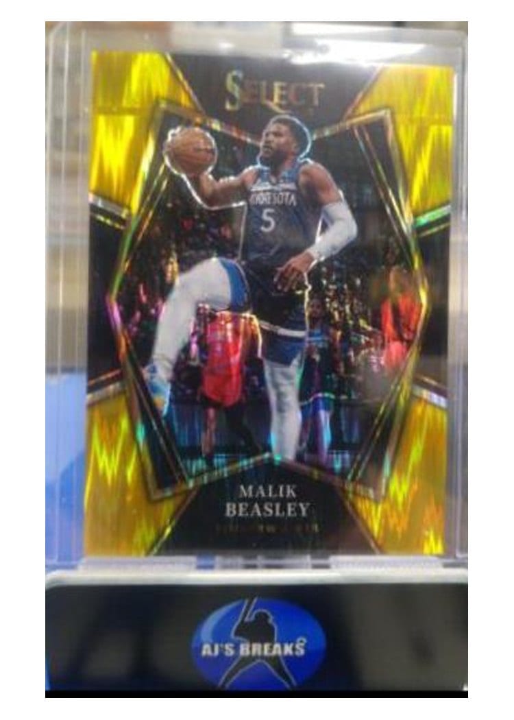 2021-22 Panini Select Base Set Malik Beasley #137 card