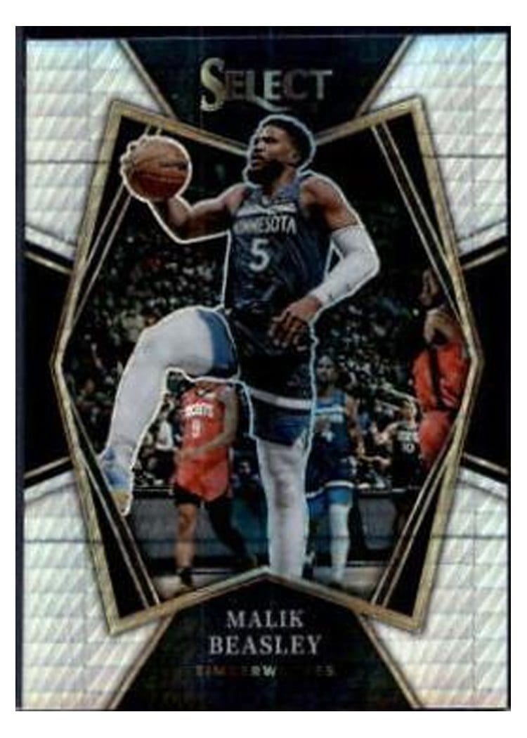 2021-22 Panini Select Base Set Malik Beasley #137 card