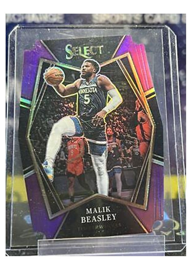 2021-22 Panini Select Base Set Malik Beasley #137 card