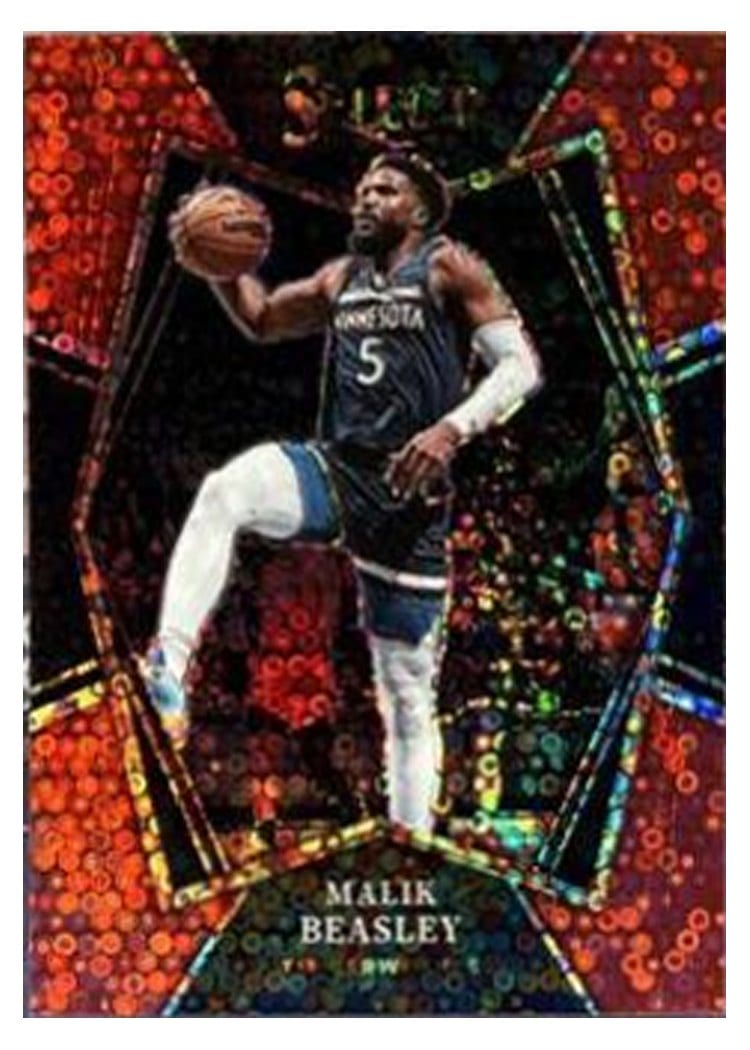 2021-22 Panini Select Base Set Malik Beasley #137 card