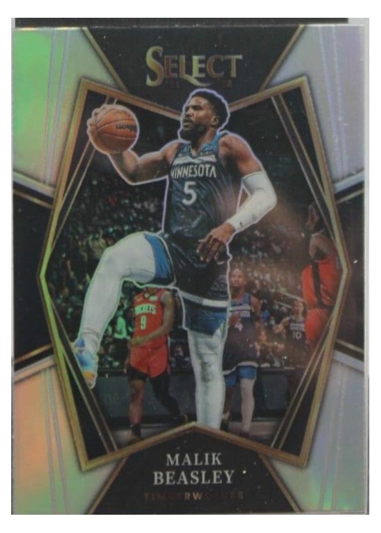 2021-22 Panini Select Base Set Malik Beasley #137 card