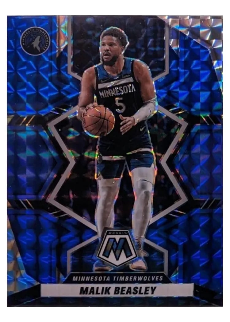 2021 Panini Mosaic Malik Beasley #143 card