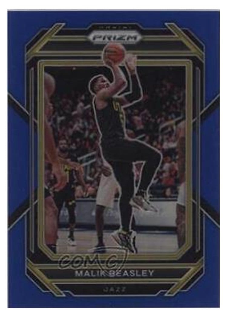 2022-23 Panini Prizm Base Set Malik Beasley #60 card