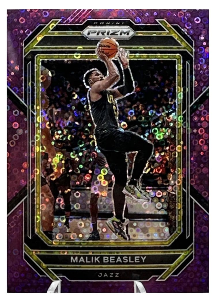2022-23 Panini Prizm Base Set Malik Beasley #60 card