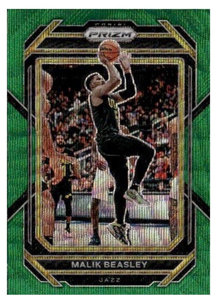 2022-23 Panini Prizm Base Set Malik Beasley #60 card