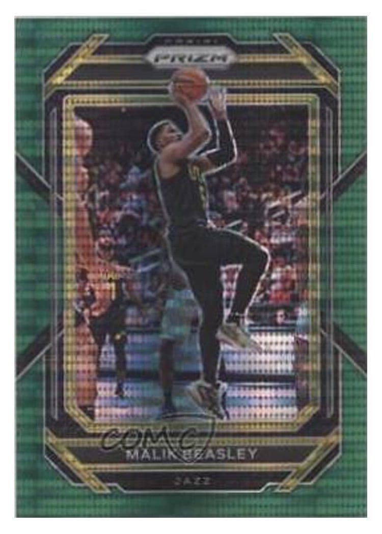 2022-23 Panini Prizm Base Set Malik Beasley #60 card