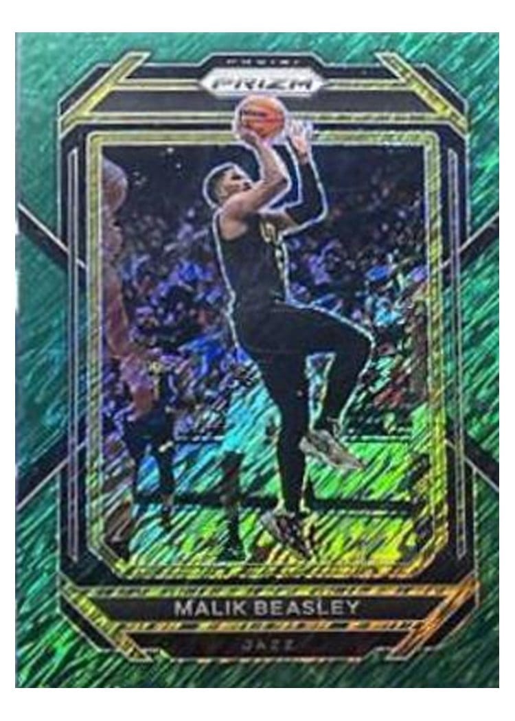 2022-23 Panini Prizm Base Set Malik Beasley #60 card