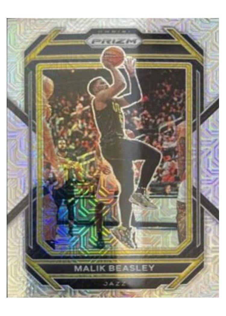2022-23 Panini Prizm Base Set Malik Beasley #60 card