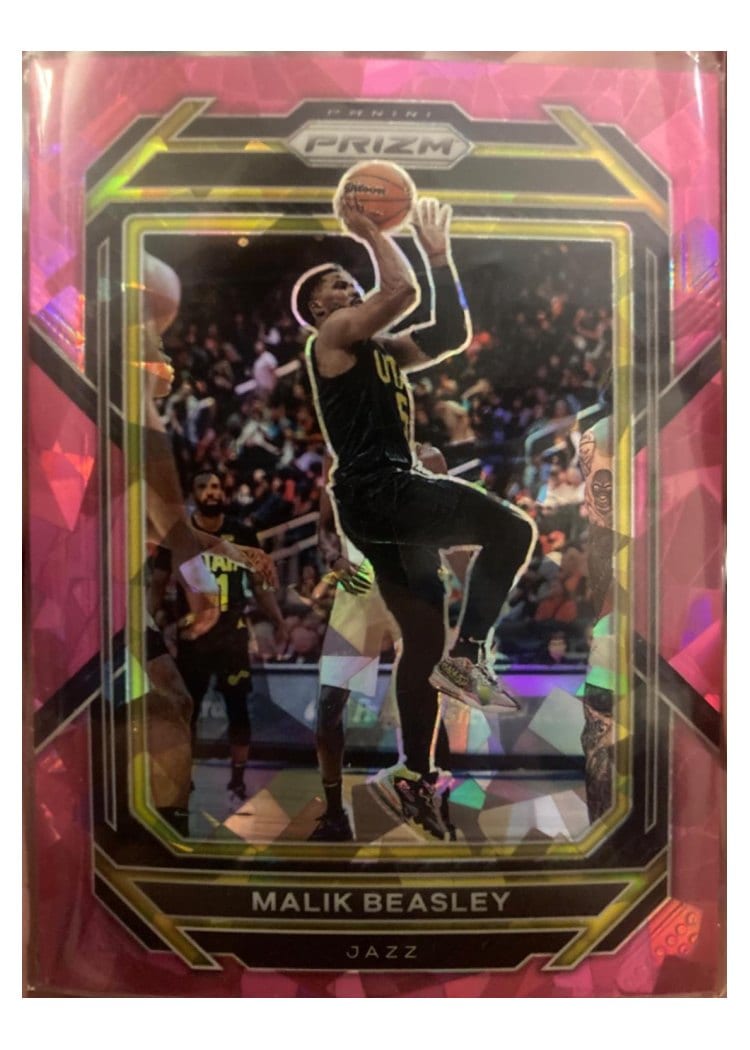 2022-23 Panini Prizm Base Set Malik Beasley #60 card
