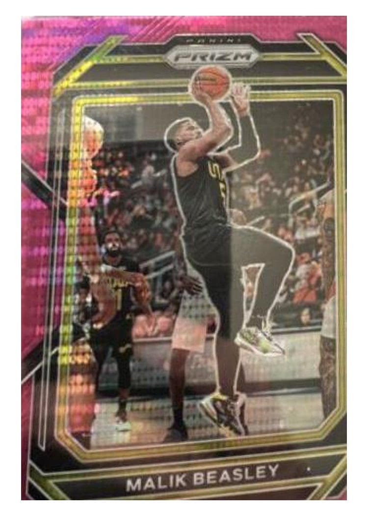 2022-23 Panini Prizm Base Set Malik Beasley #60 card