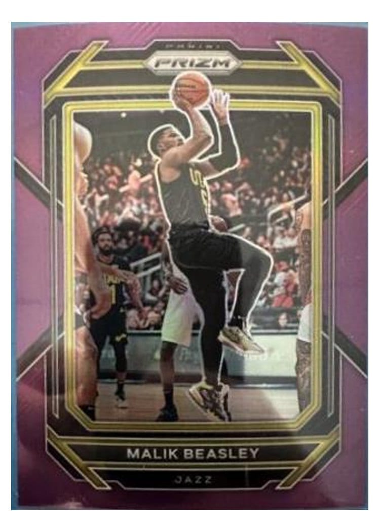 2022-23 Panini Prizm Base Set Malik Beasley #60 card