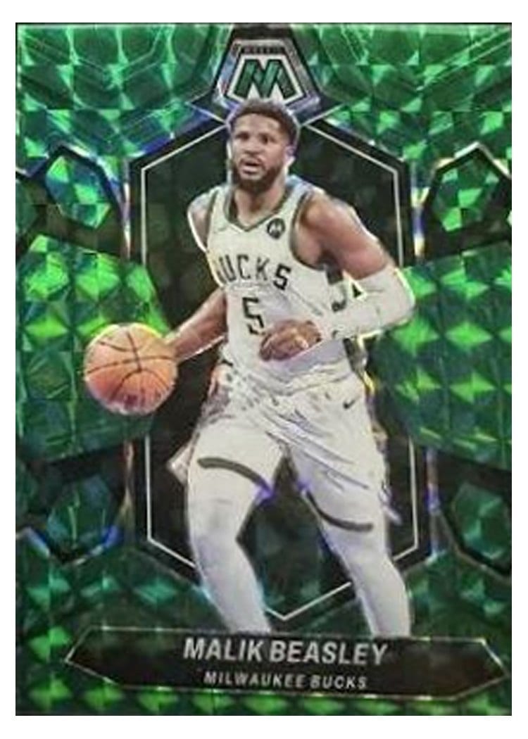2023-24 Panini Mosaic Base Set Malik Beasley #40 card