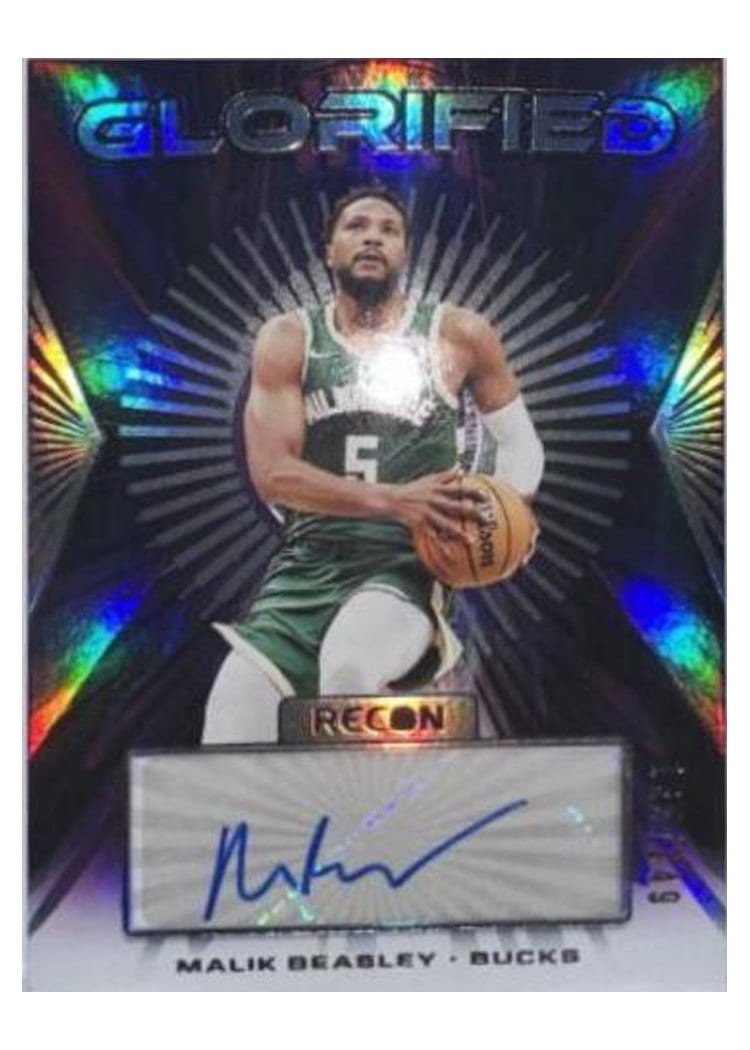 2023-24 Panini Recon Glorified Signatures Malik Beasley #8 card
