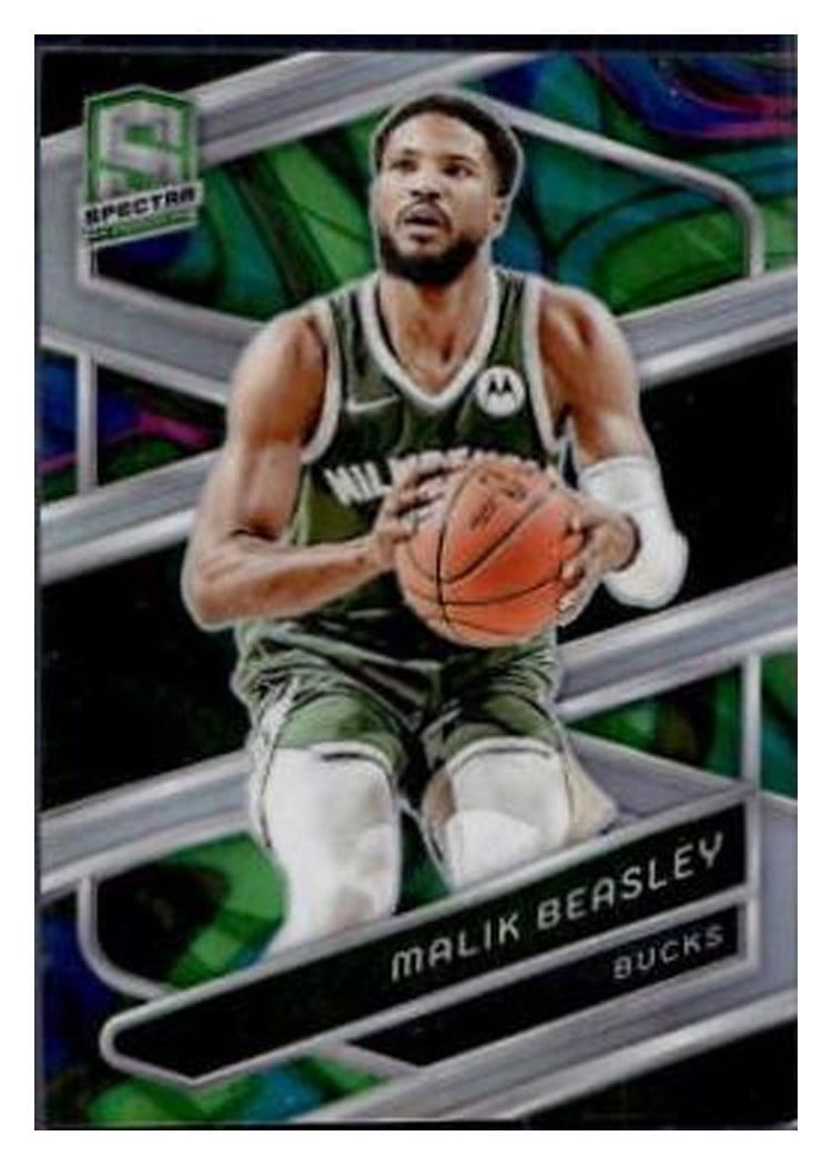 2023-24 Panini Spectra Base Set Malik Beasley Marble #98 card