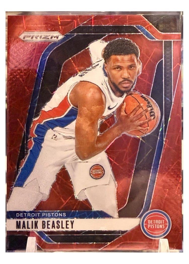 2024-25 Panini Prizm Base Set Malik Beasley #211 card
