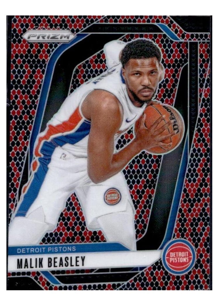 2024-25 Panini Prizm Base Set Malik Beasley #211 card