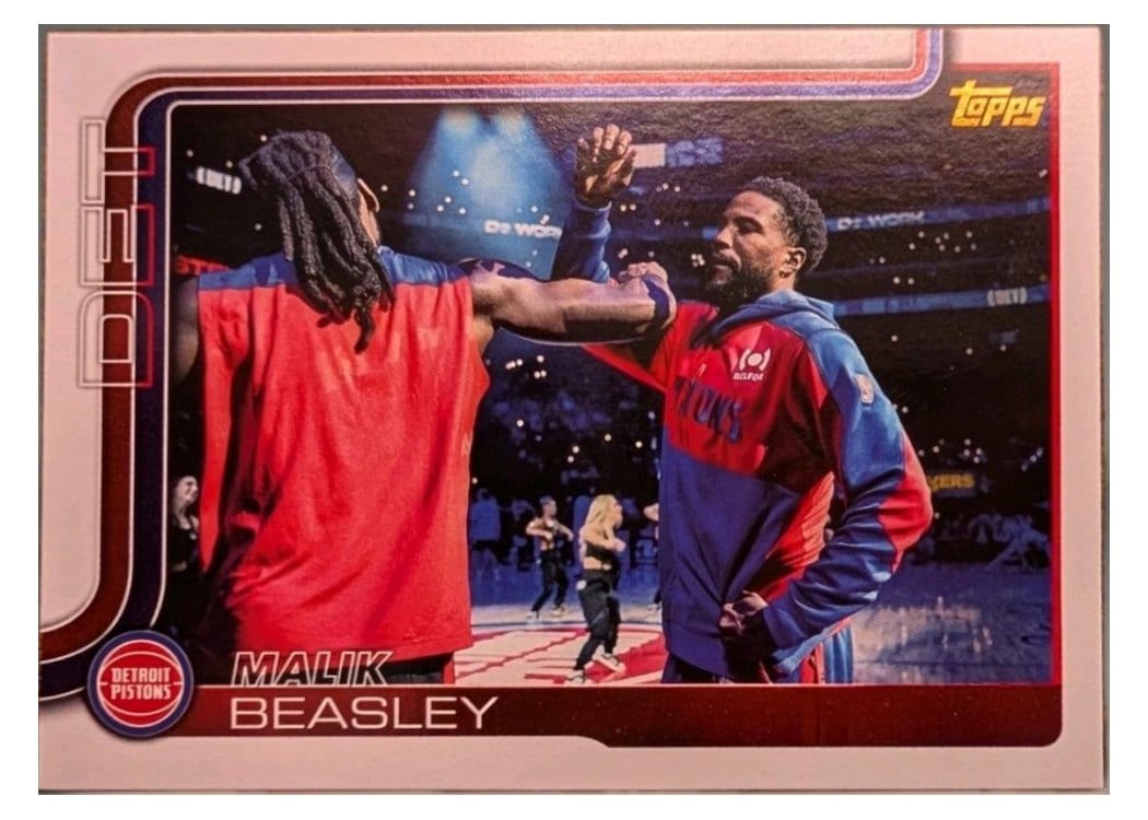 2025-26 Topps Base Set Malik Beasley #43 card