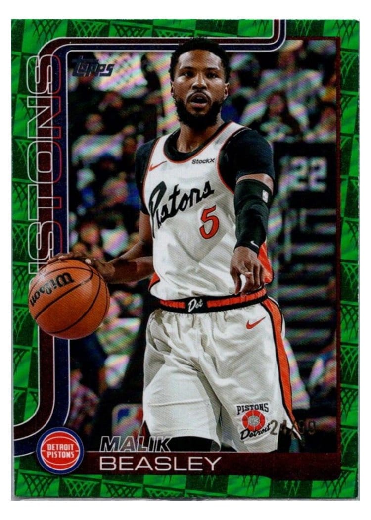 2025-26 Topps Base Set Malik Beasley #43 card