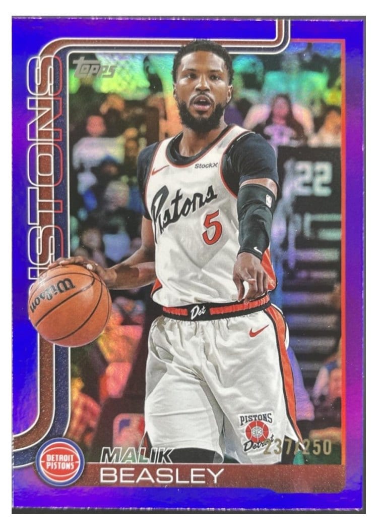 2025-26 Topps Base Set Malik Beasley #43 card