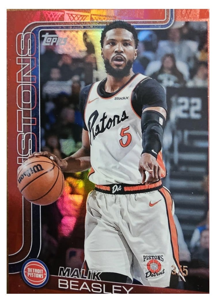 2025-26 Topps Base Set Malik Beasley #43 card