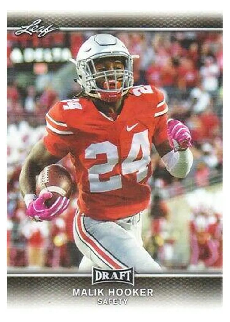 2017 Leaf Draft Malik Hooker #43 card
