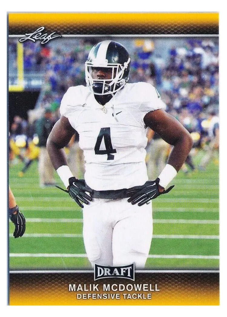 2017 Leaf Draft Malik McDowell #49 card