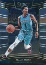 2018 Panini Select Malik Monk #30 card