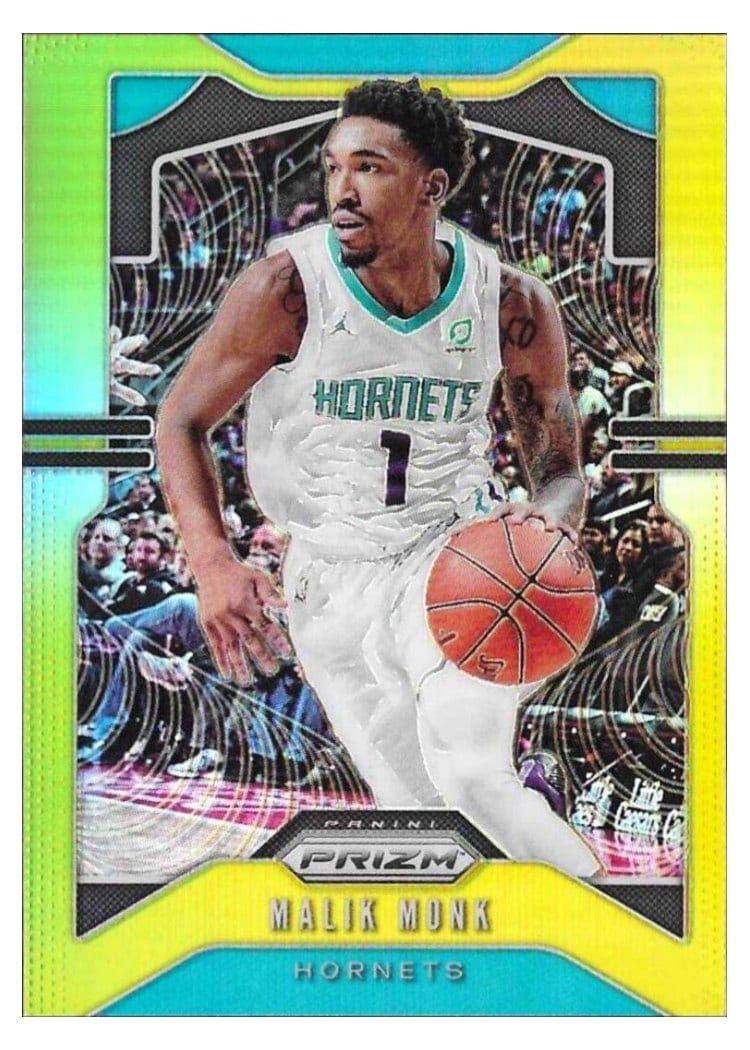 2019-20 Panini Prizm Base Set Malik Monk Gold Prizm #205 card