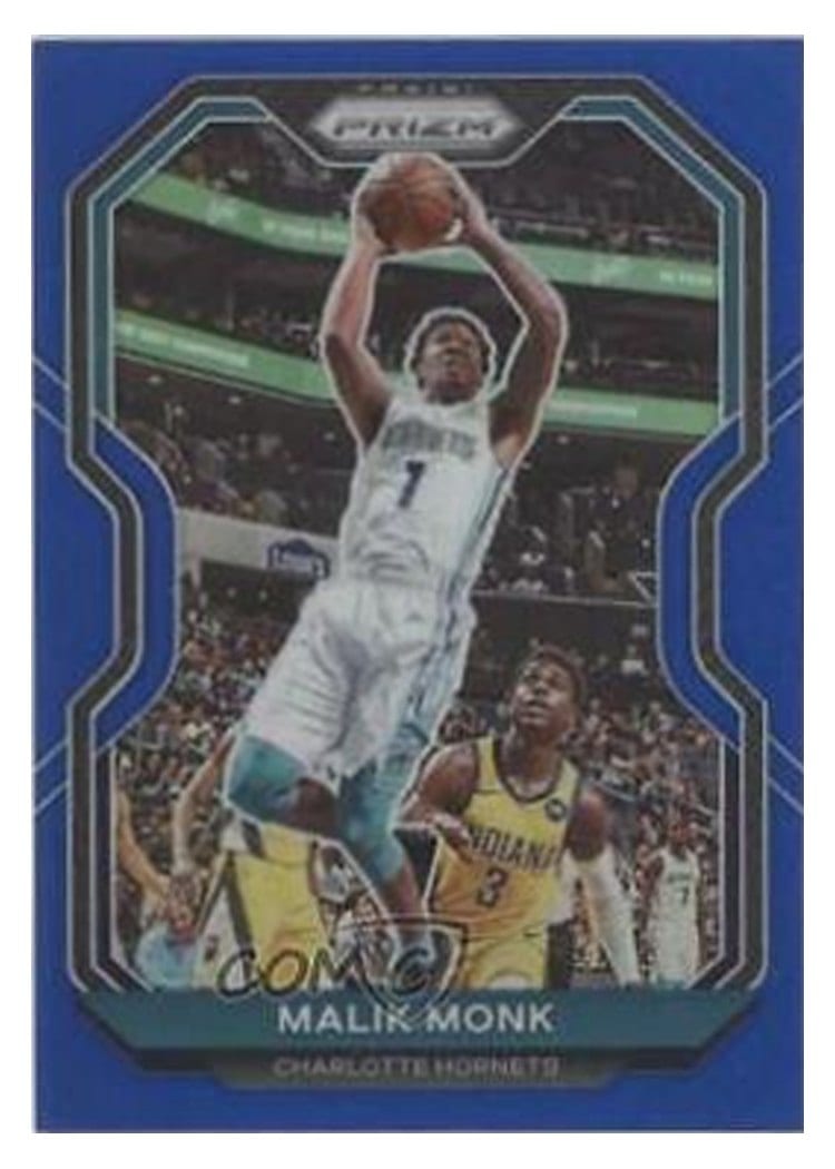 2020-21 Panini Prizm Base Set Malik Monk #15 card