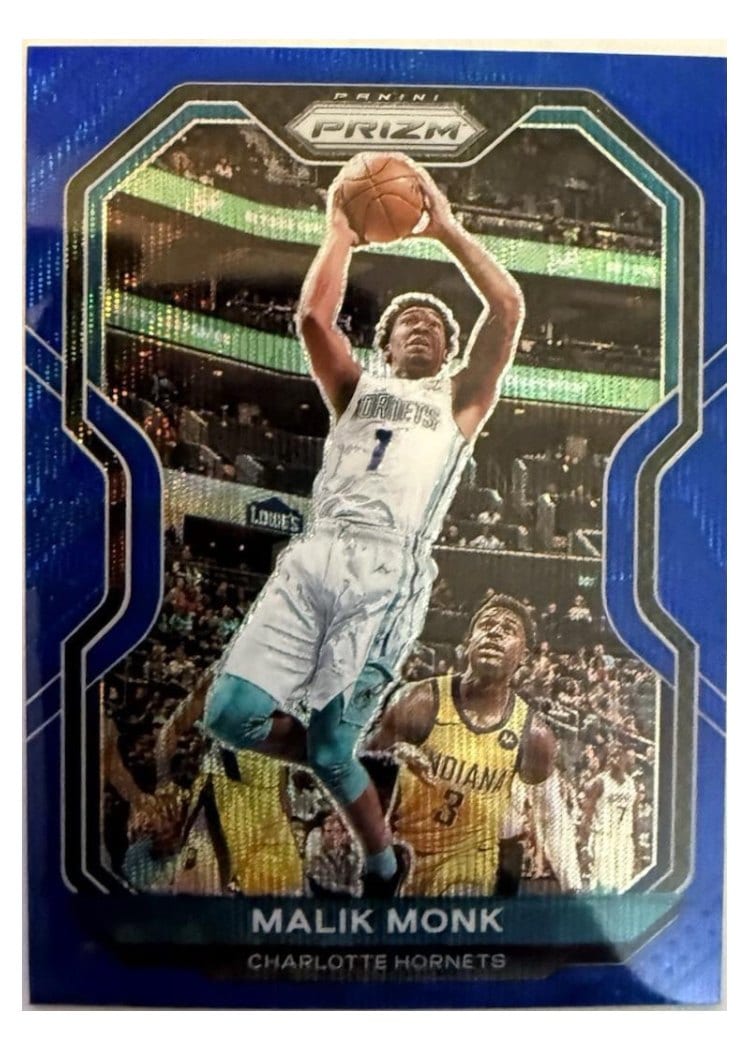 2020-21 Panini Prizm Base Set Malik Monk #15 card