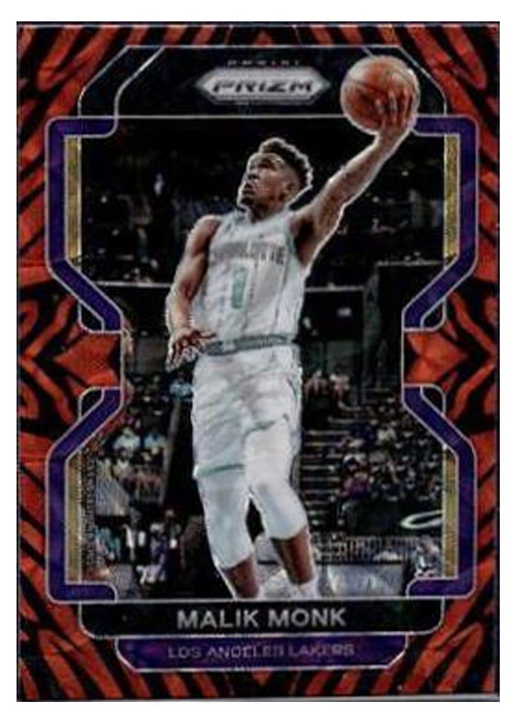 2021-22 Panini Prizm Base Set Malik Monk #56 card