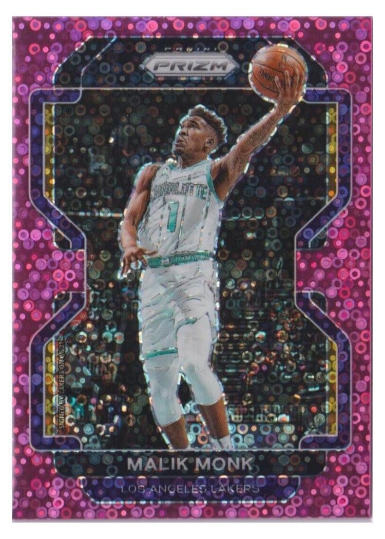2021-22 Panini Prizm Base Set Malik Monk #56 card
