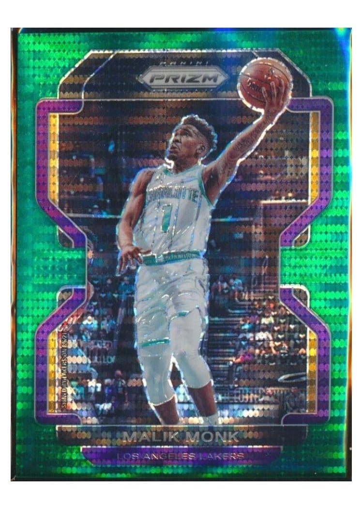 2021-22 Panini Prizm Base Set Malik Monk #56 card