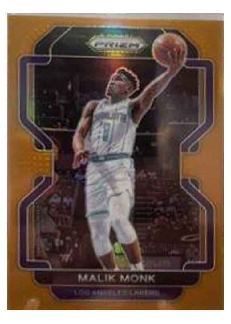 2021-22 Panini Prizm Base Set Malik Monk #56 card