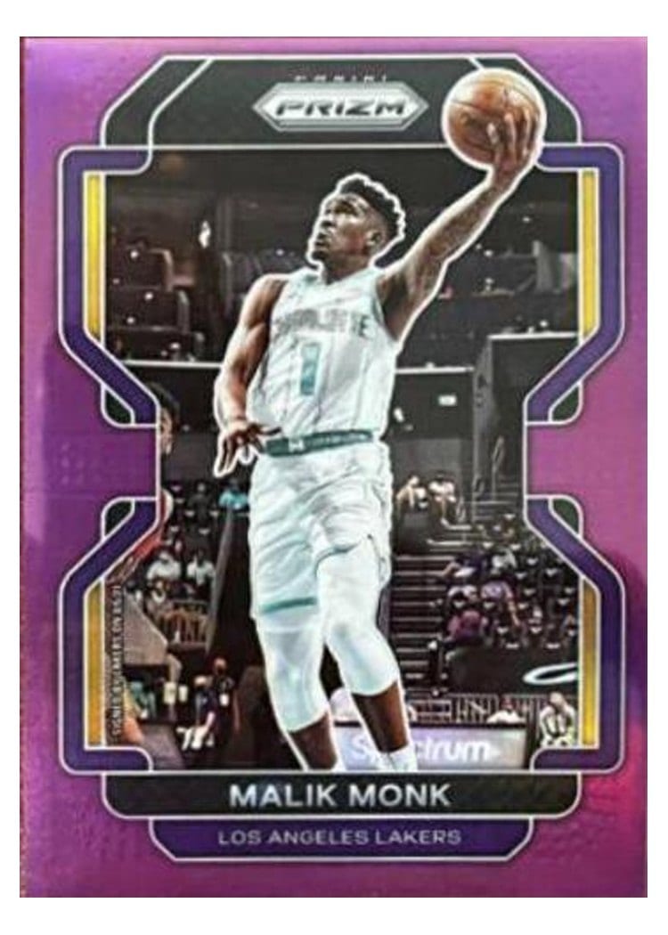 2021-22 Panini Prizm Base Set Malik Monk #56 card