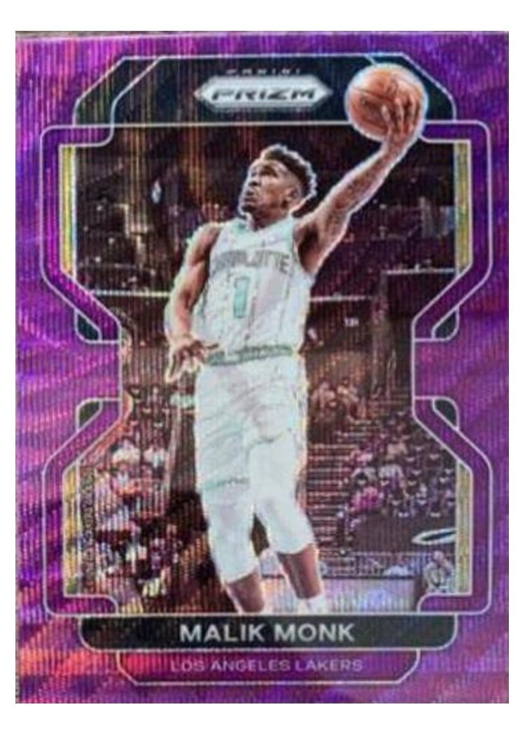 2021-22 Panini Prizm Base Set Malik Monk #56 card